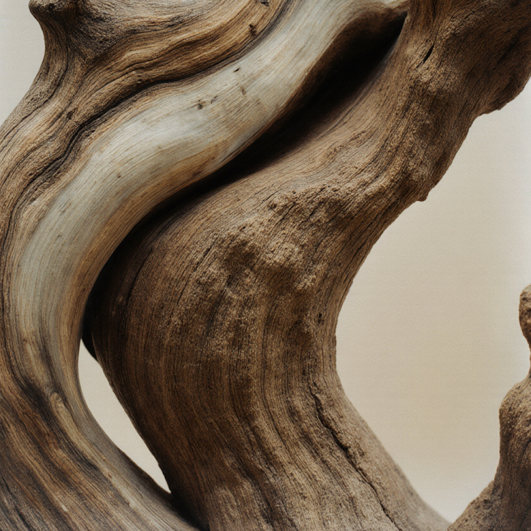 Skręcone drewno – artystyczne przedstawienie piżma w kompozycji L’Oree du Bois